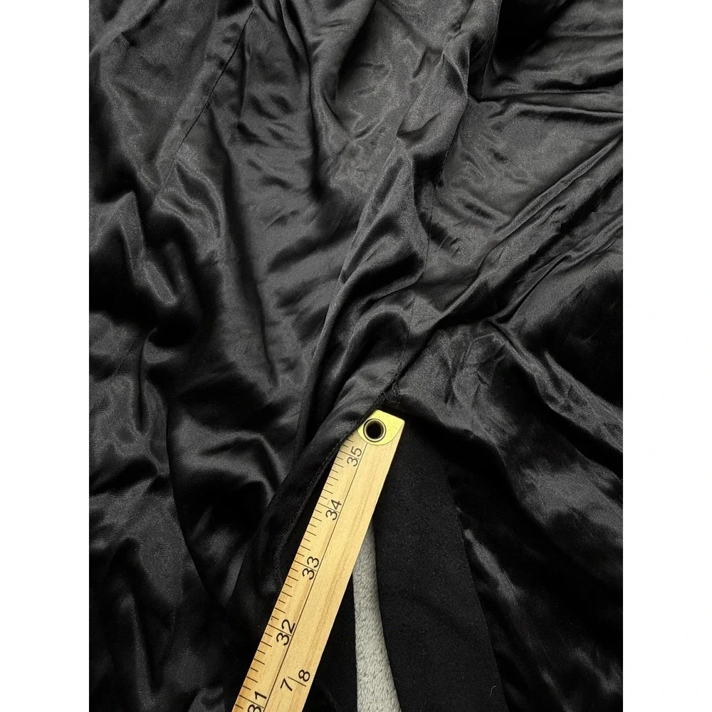 Joseph & Lyman Coat Mens Small‎ Black 100% Cashmere Long Overcoat Bloomingdale's
